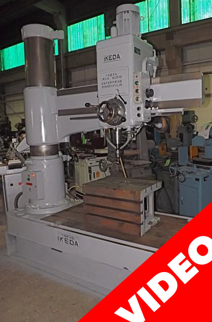 13" x 48" (4'-0") IKEDA ... RADIAL DRILL